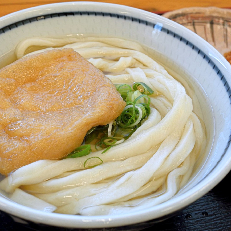 ひやあつ+お揚げ(手打ち 宮武うどん )