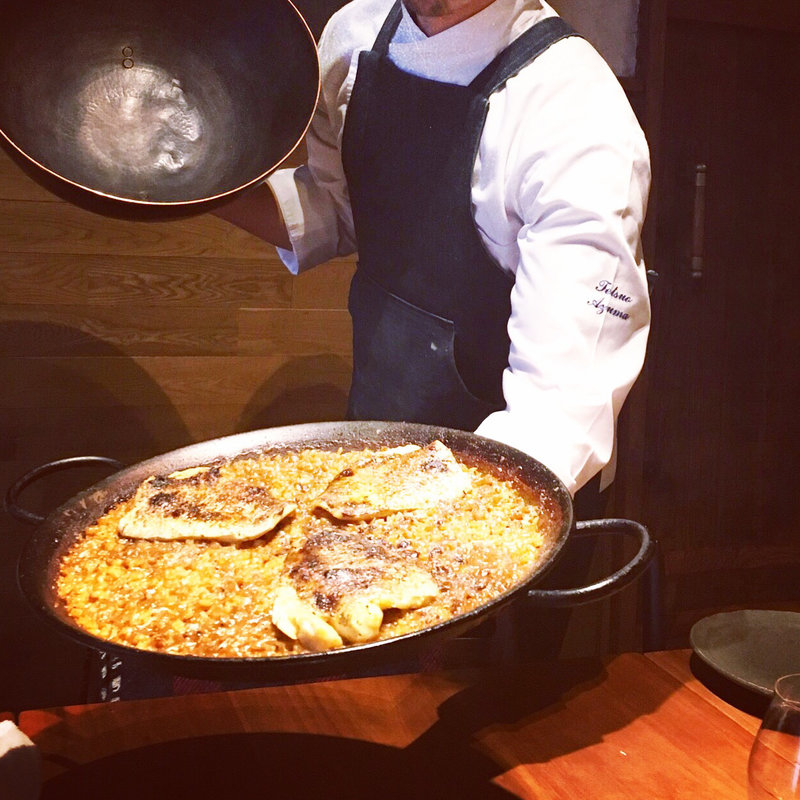 ノドクロのパエリア(スペイン料理aca)