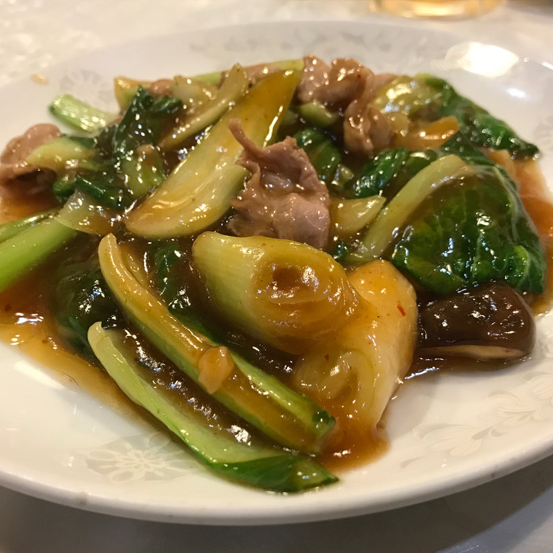 青菜炒め（豚肉入り）(夜来香 栄本店 （いえらいしゃん）)