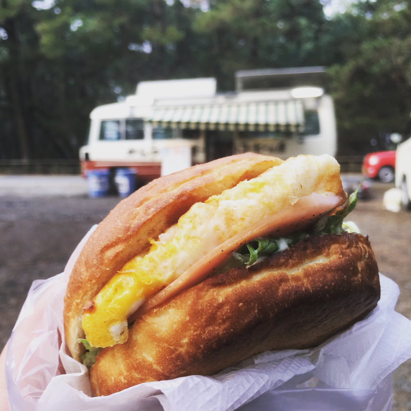 ハムエッグバーガー(からつバーガー 唐津地区・松原本店 )
