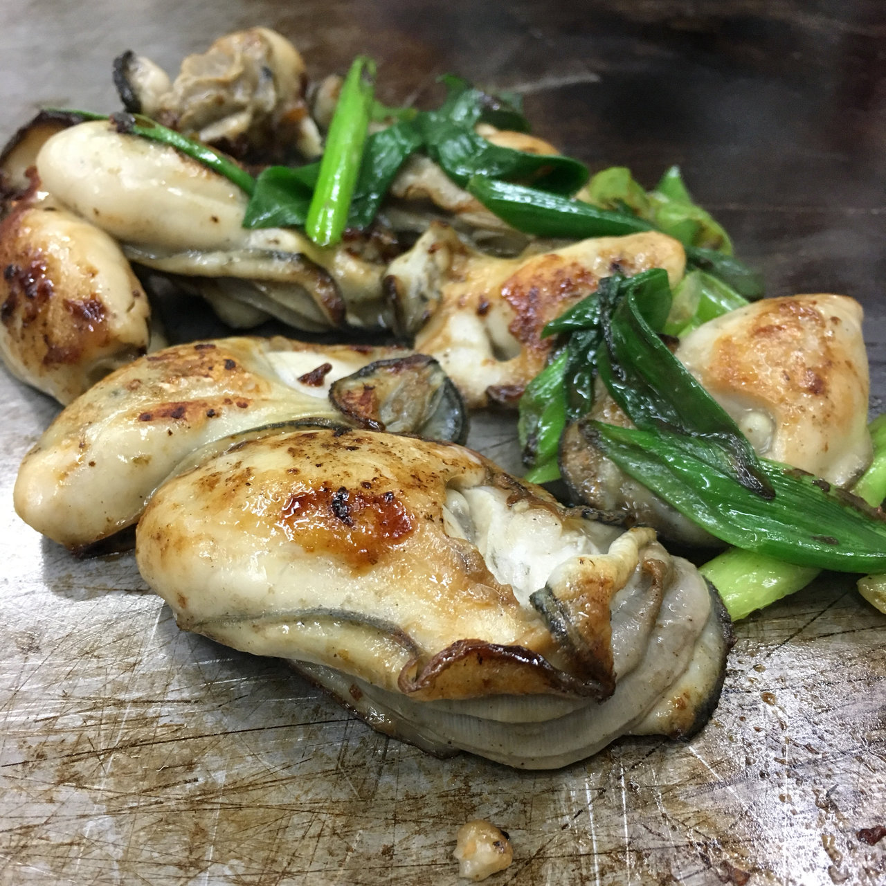 牡蠣鉄板焼き(お好み焼き ほり )の口コミ一覧 | No.1のメニューが