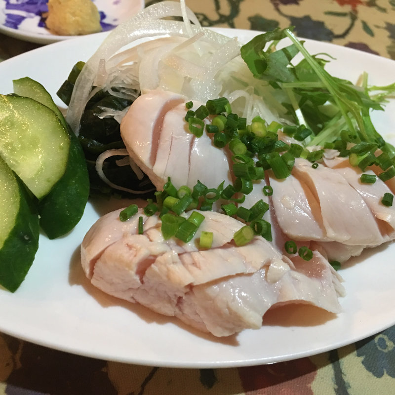 ササミの刺身(リーフガーデン )