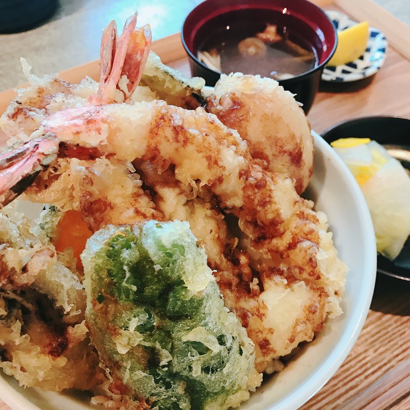 天丼(博多天ぷら たかお 南青山店)