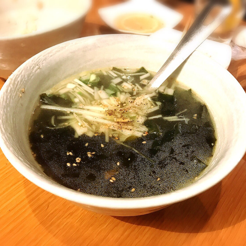 ワカメスープ(金竜山 （キンリュウサン）)