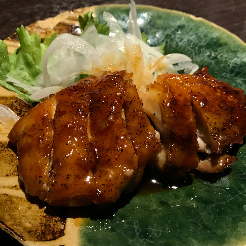 鶏の照り焼き(そば居酒屋 満月 栄店)