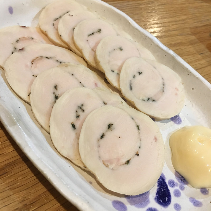 自家製 鶏ハム(焼鳥 十蔵 舞松原店)