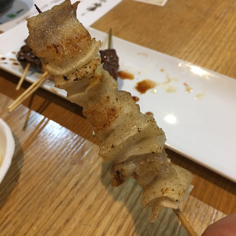 豚のコリコリ串(焼鳥 十蔵 舞松原店)