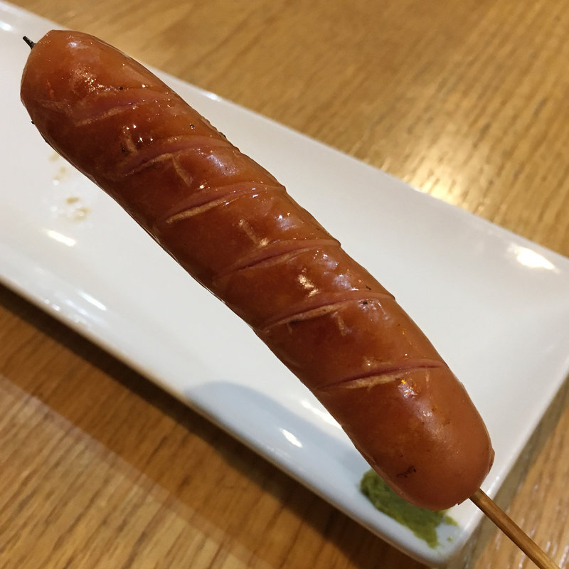 あらびきウインナー串(焼鳥 十蔵 舞松原店)