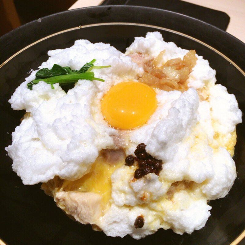 雪の桜島(阪急うめだ本店 地鶏づくし 吹上舎)