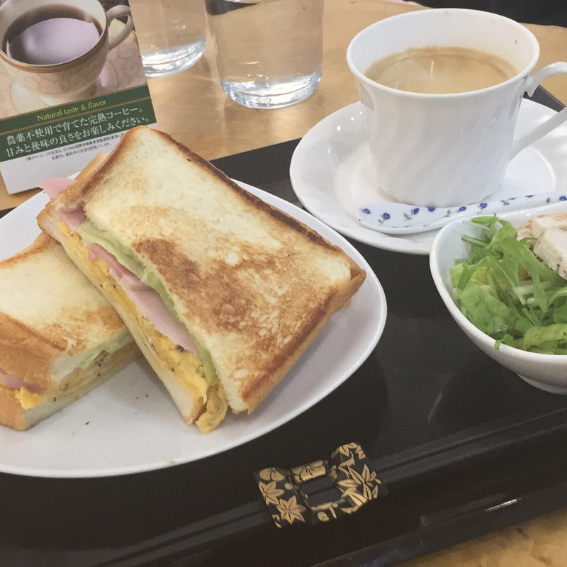 ホットサンドイッチ モーニング(オデッタ辻)