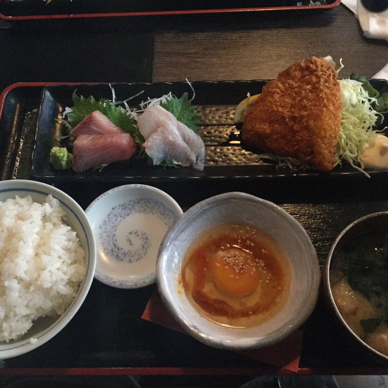 雲丹醤油卵付ランチ(具魯烏葡浜松町店)