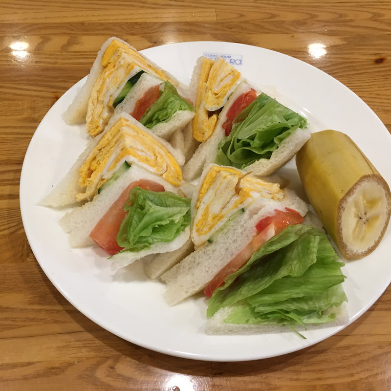 桂サンドデザートセット(珈琲店 桂 台東区役所西横店)