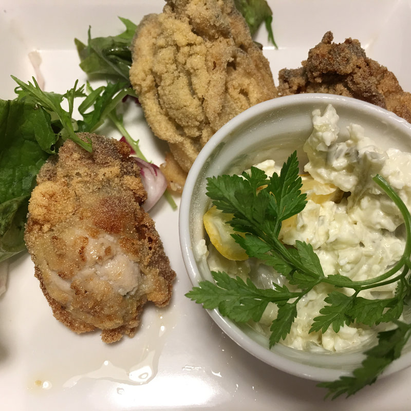 カキのフリット(石釜PIZZA＆和牛バル BRUNO 東京)