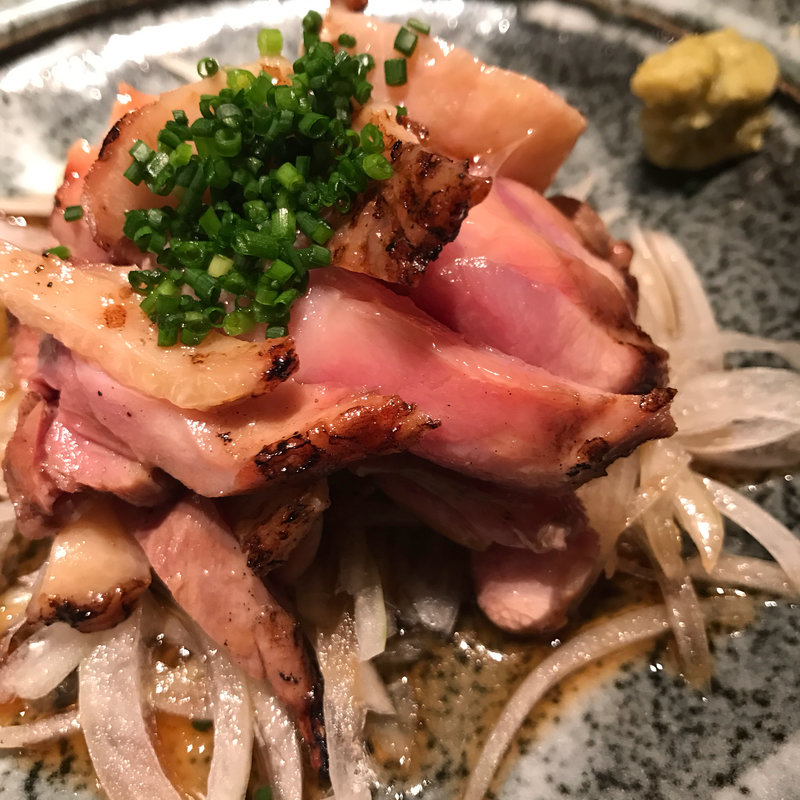 鶏モモタタキ(ゴーサイン食堂)