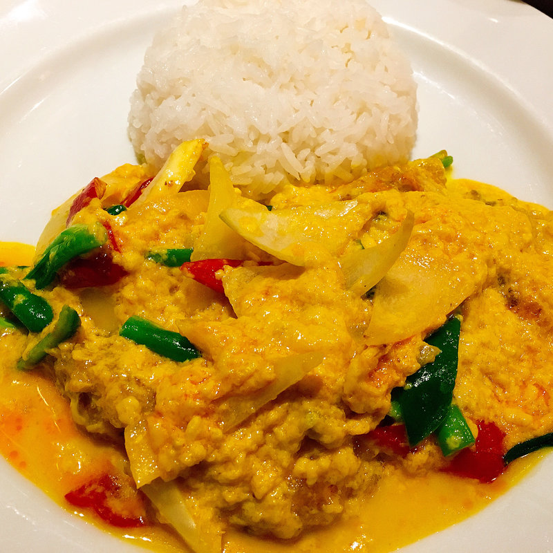 蟹のカレー炒め(ジャスミンタイ コレド室町)