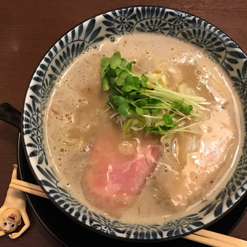 海老と煮干しのクリーミー鶏白湯らぁめん(彩色ラーメン きんせい夢風 （【旧店名】きんせい 総本家 高槻栄町）)