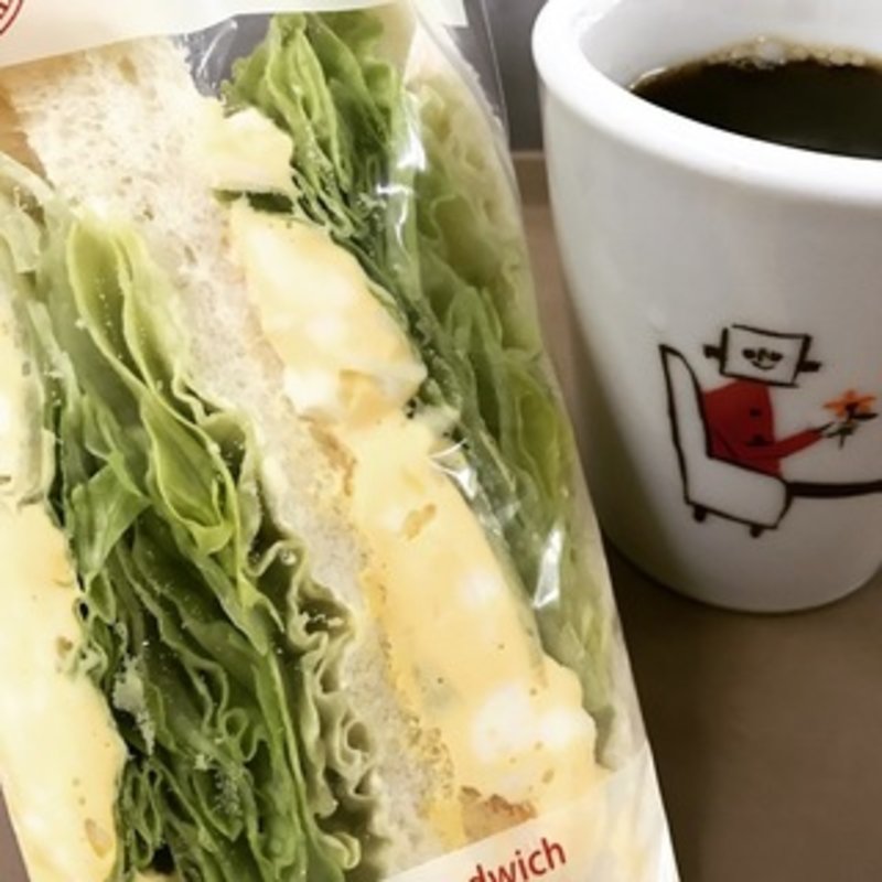 サンドイッチ＆ホットコーヒー(ホリーズカフェ 梅田センタービル店 )