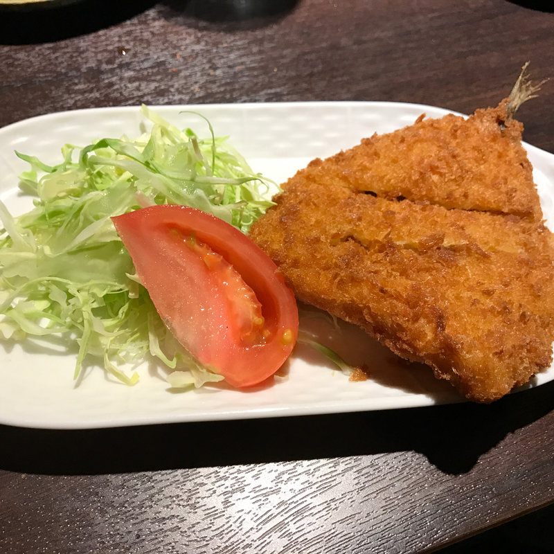 鯵フライ(そば居酒屋 満月 栄店)