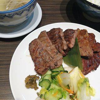 牛タン＆牛ハネシタたれ焼き定食(仙台牛たん福助 )