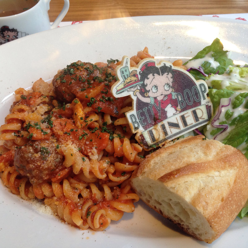 ミートボールパスタセット(ベティーブープ ダイナー)