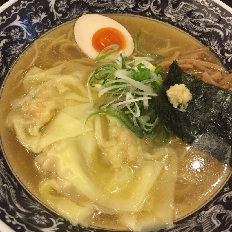 生姜塩ラーメン(麺処　中村屋)