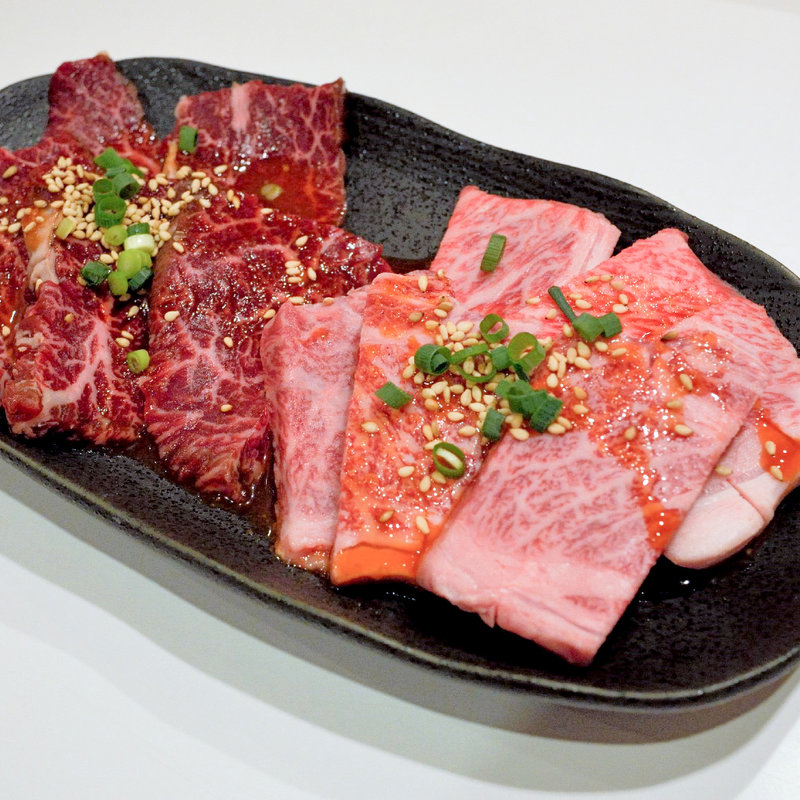 上ハラミと上カルビ(焼肉 香蘭 成合店 （ヤキニク コウラン）)