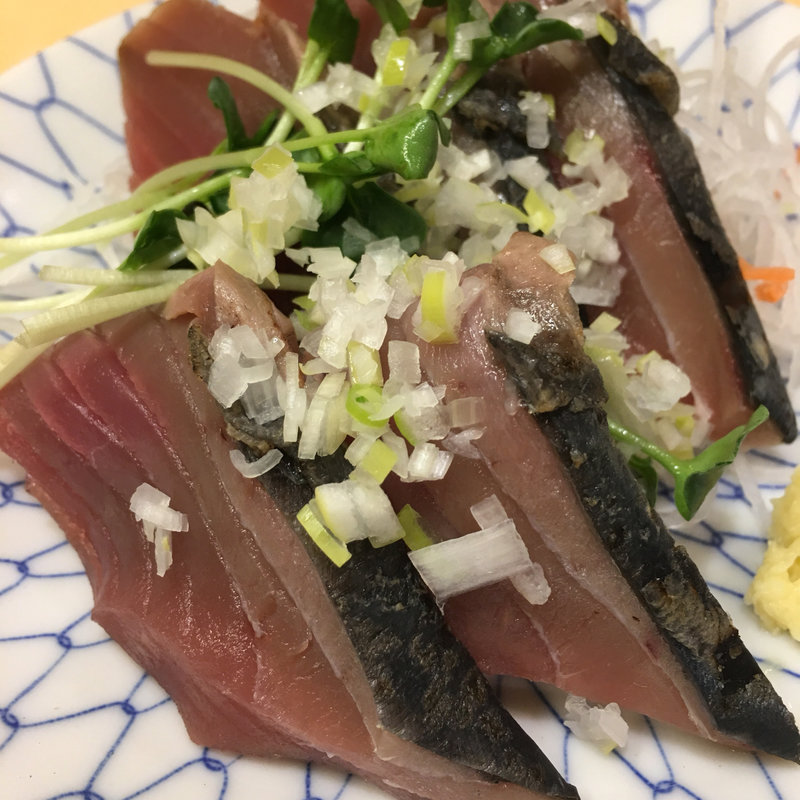 初カツオ刺身(英鮨 渋谷店)