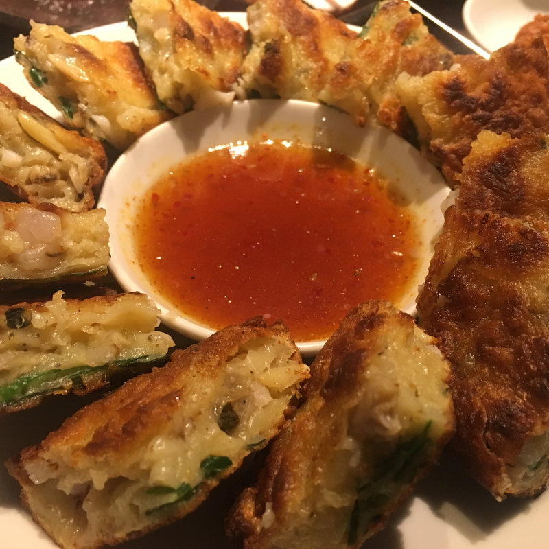 海鮮チヂミ(炭火焼肉・韓国料理 KollaBo(コラボ) 中目黒店)