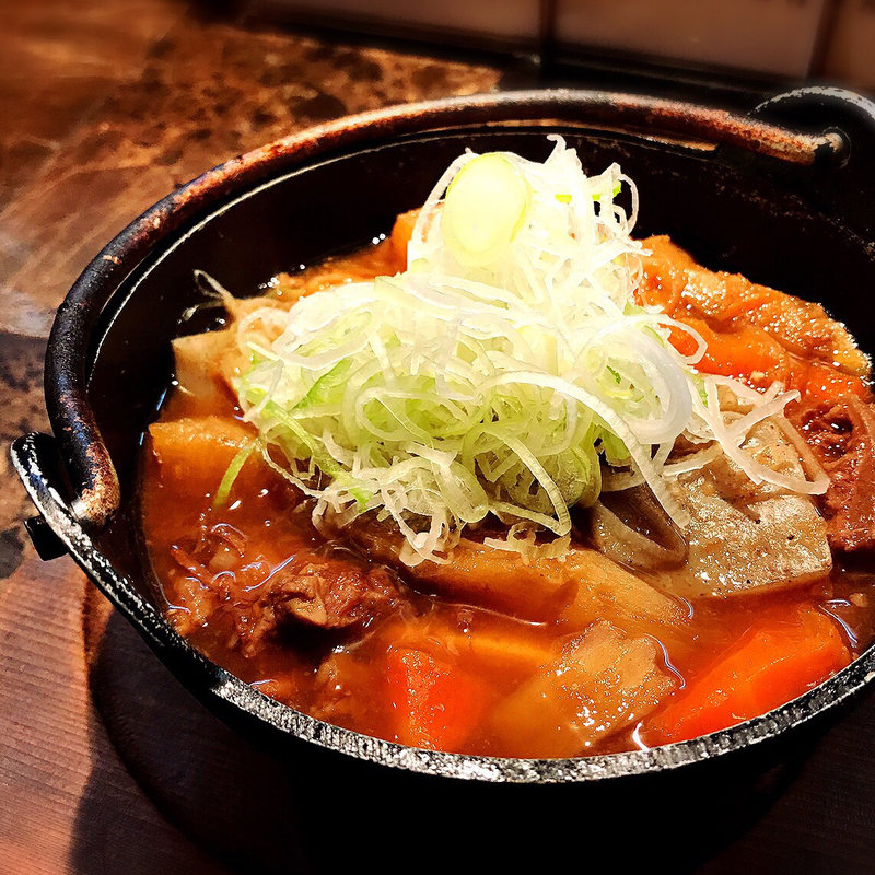 牛すじ煮込み(東京へぎそば匠 渋谷文化村通り店)