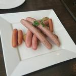 福生産ソーセージの盛り合わせ