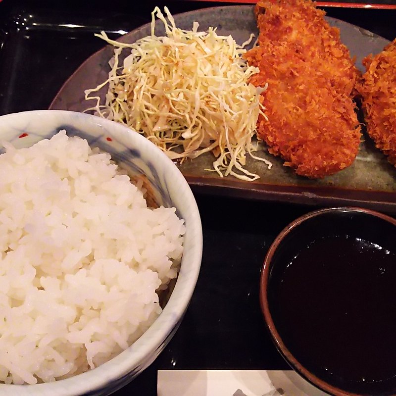 ヒレカツセット(ほんだ)