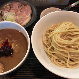 辛つけ麺 + 肉盛り(和利道)