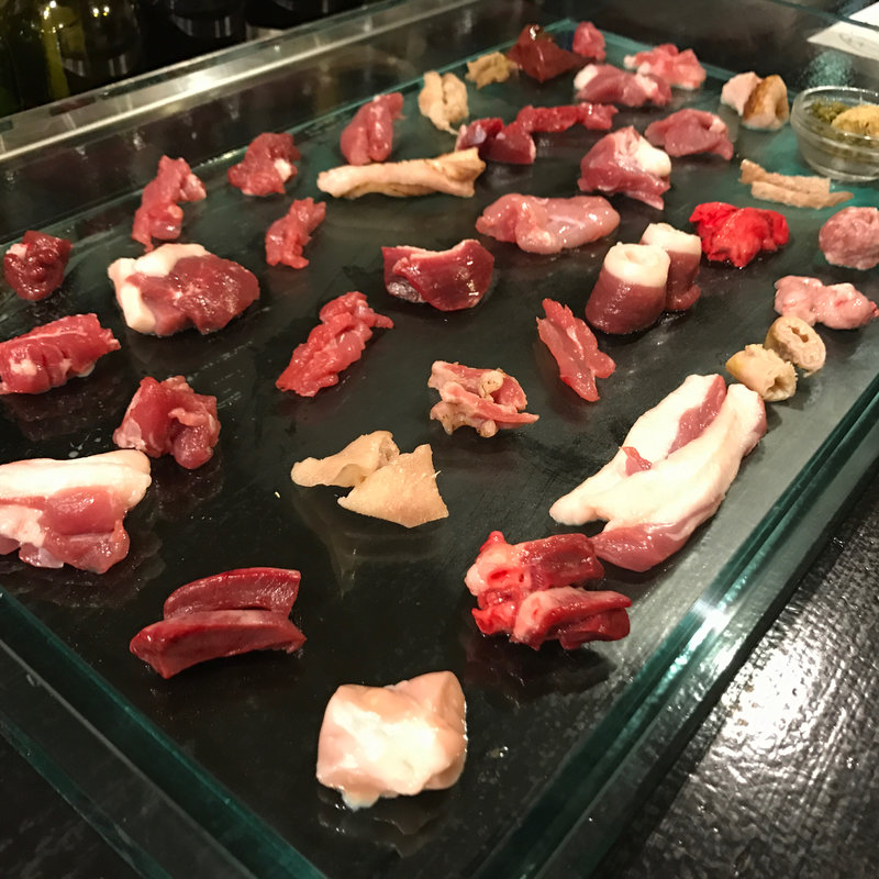 鴨刺し30種(天満鴨バルねぎま)