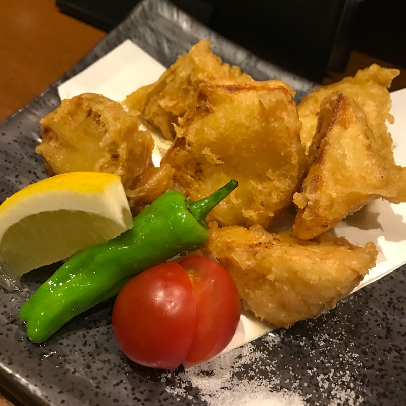 山芋の唐揚げ(やきとり 弥七 （ヤキトリヤシチ）)