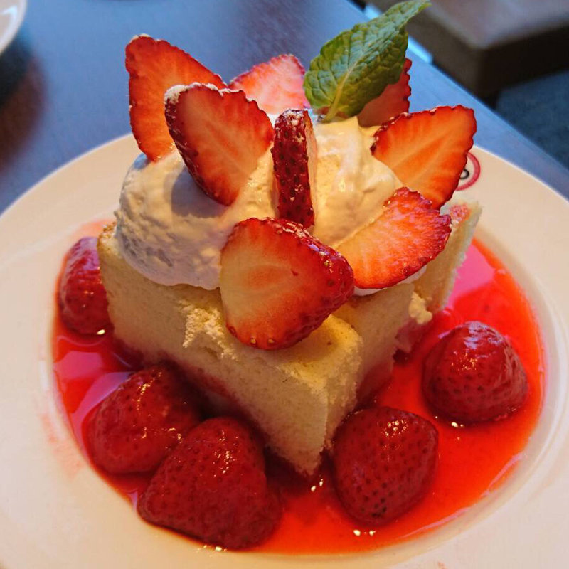 苺のショートケーキ(UCCカフェプラザ 明石駅前店)