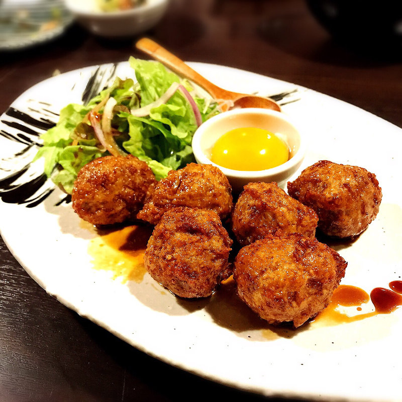 なんこつ入りつくね(東京へぎそば 匠 中目黒本店)