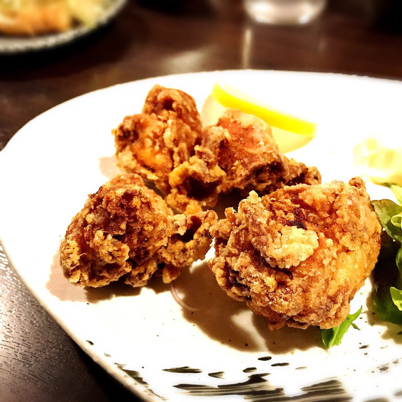 鶏のから揚げ(東京へぎそば 匠 中目黒本店)