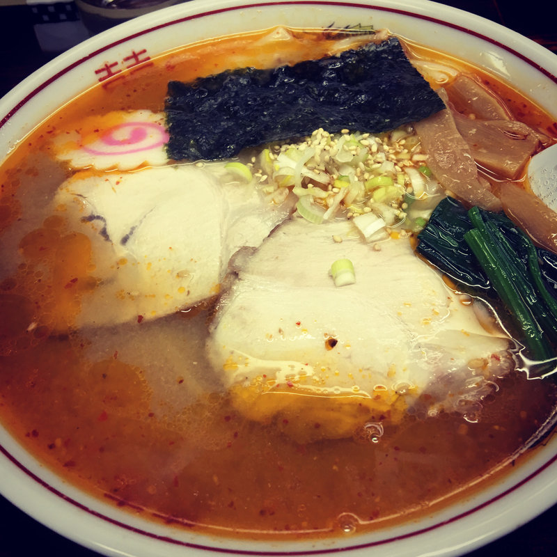 辛口味噌そば(支那そば 左馬)