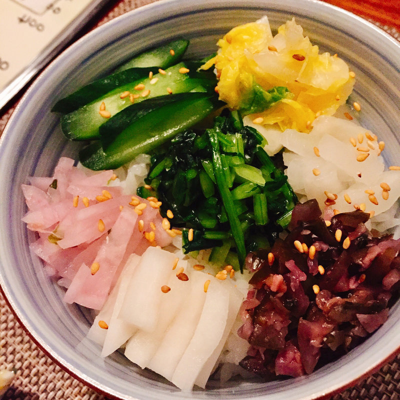 京漬物のお茶漬け(華楽 )