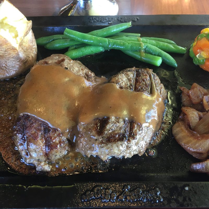 オリジナルハンバーグセット(ハングリータイガー若葉台店)