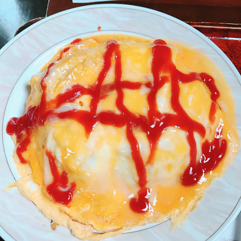 オムライスセット(るぽ・コーヒーハウス)