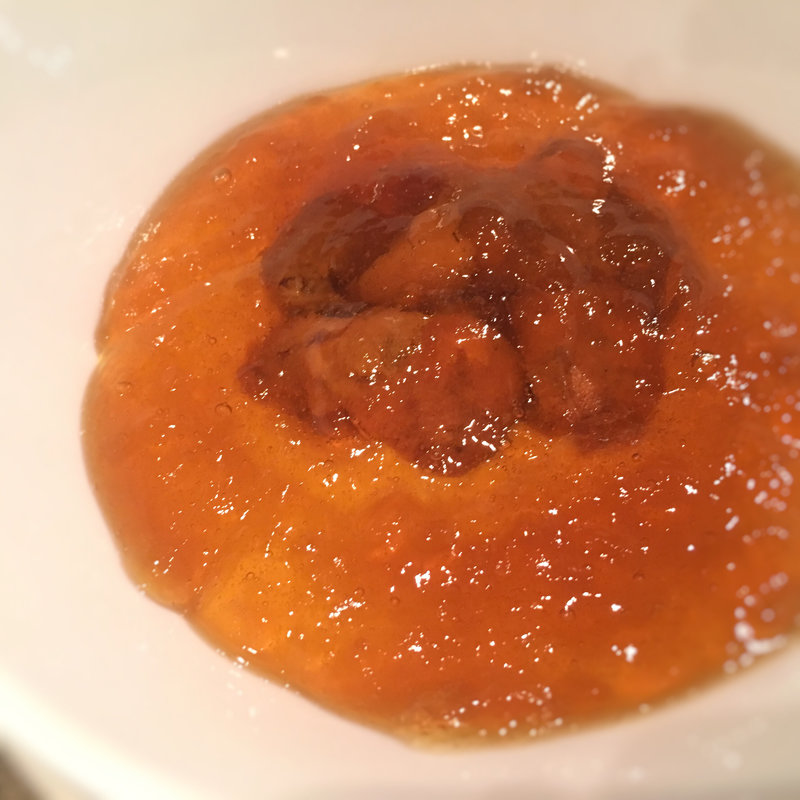 焼きトウモロコシのムースとウニ　コンソメゼリー(OGINO （オギノ）)