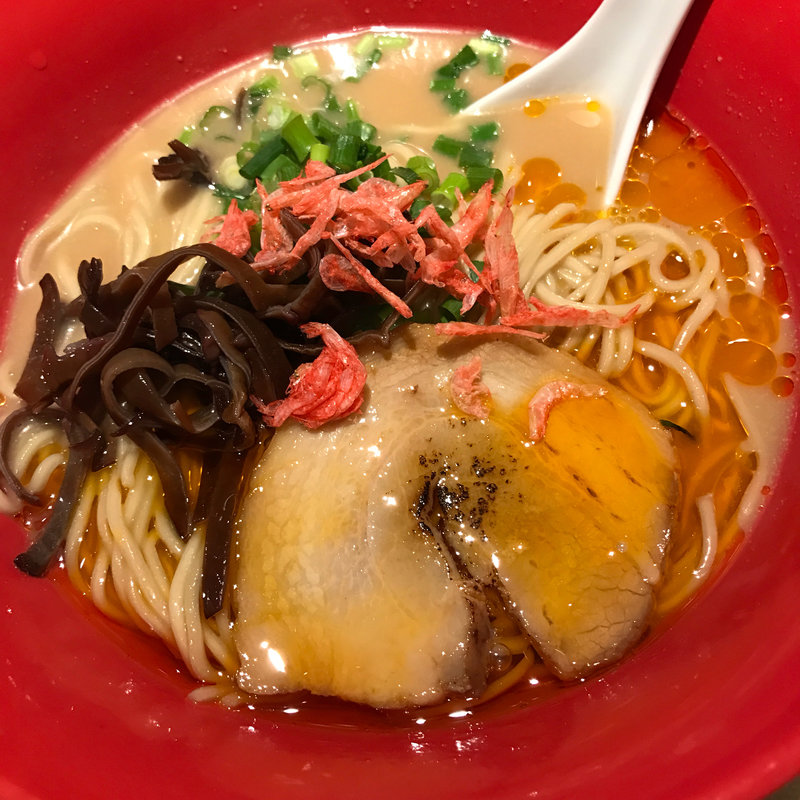 海老とんこつ(海老吟醸 じぱんぐ 上野駅前店)