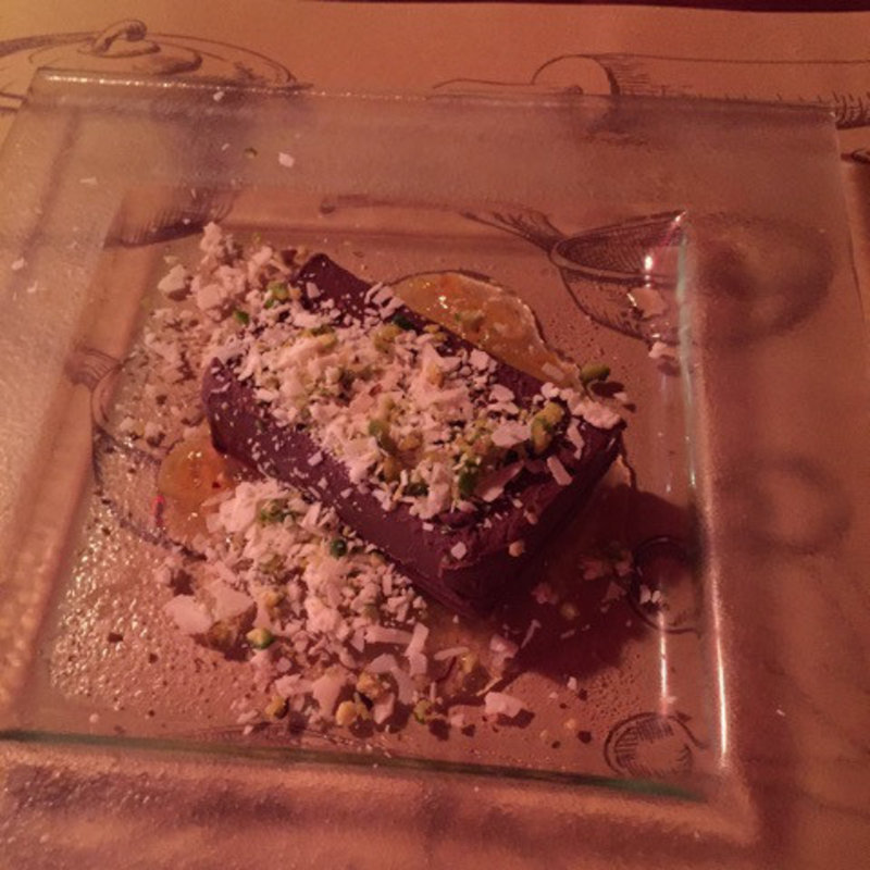 チョコレートのテリーヌ  (カフェ ラ・ボエム 麻布十番 （Cafe La Boheme）)