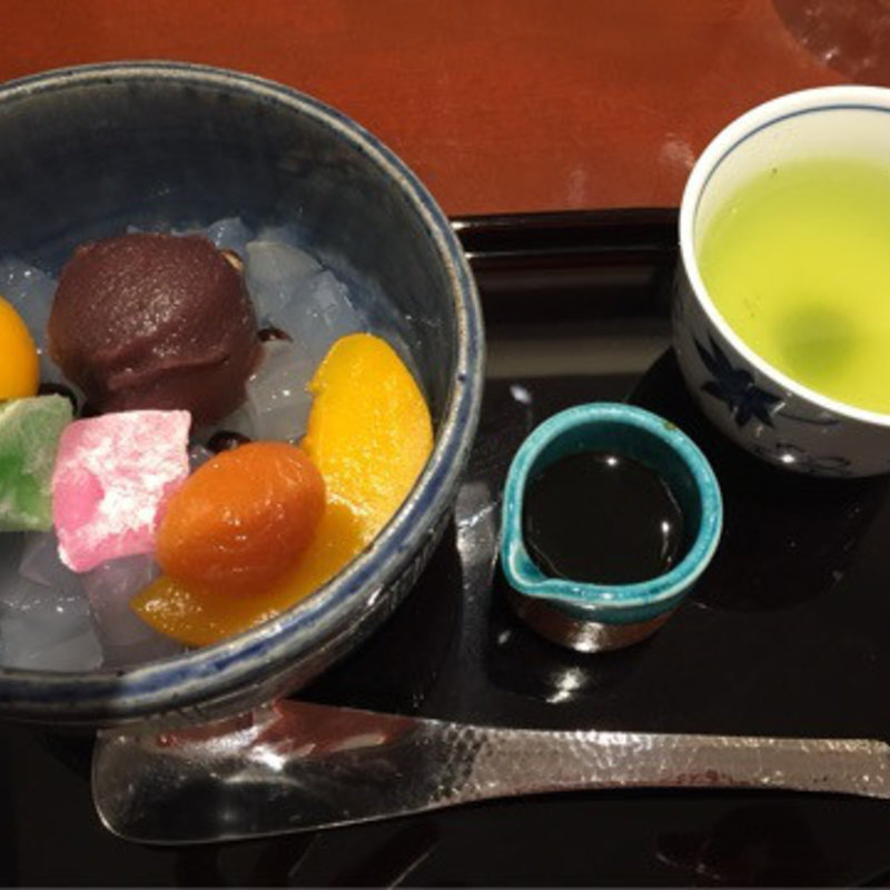 あんみつ(麻布茶房 西武渋谷店  （アザブサボウ）)