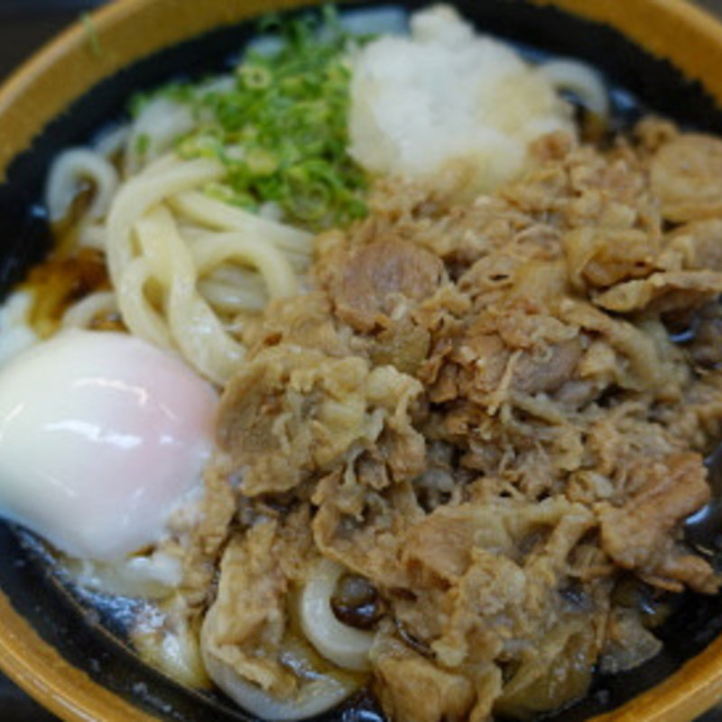 肉ぶっかけ+温玉(植田うどん （【旧店名】根っこ）)