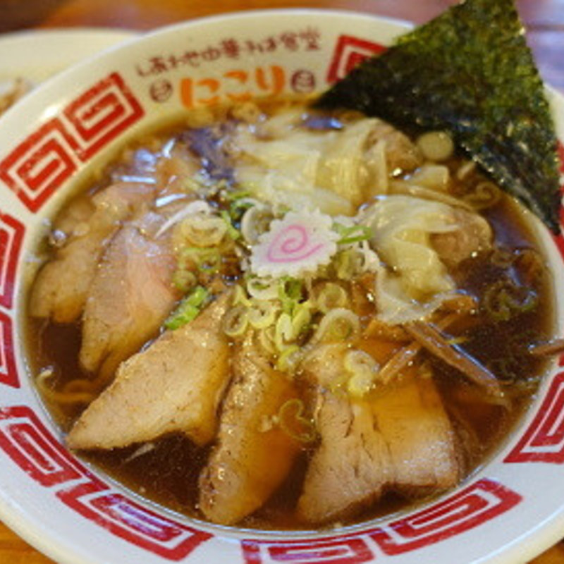 煮干チャーシューわんたんそば(にこり )