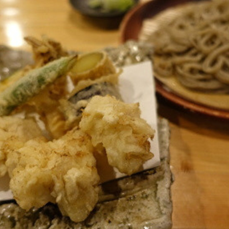 白子天ざる蕎麦(蕎房 猪口屋)