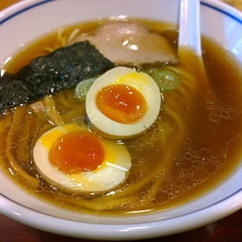 煮玉子らあめん(並盛200g)(好日)