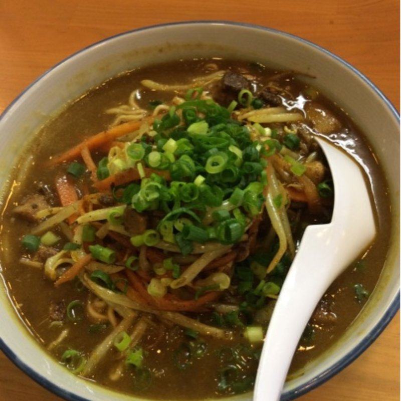 鶏白湯スパイシーカレー麺 とろみ(麺場鶏源〜TORIGEN〜 黄金町店)